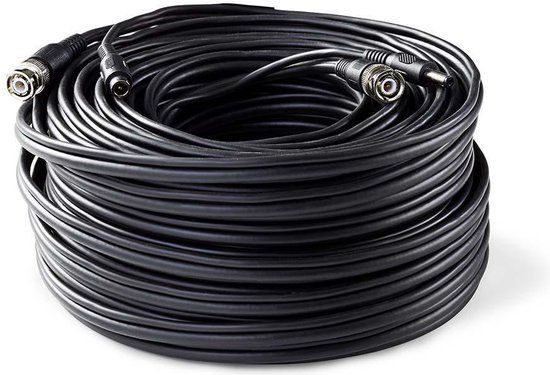 Nedis CCTV-Security Kabel - 10m - Zwart