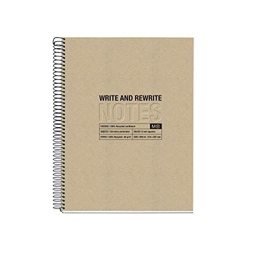 Miquelrius - A5 Notitieboek - Gerecycled - Geruit - 120 Vellen