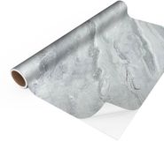 Ambiance Sticker Zelfklevende vloerbedekking - GRIJSGROEN MARMER - Antislip beschermlaag op rol - 60x200cm