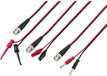 VOLTCRAFT BNC-meetsnoerenset 0.80 m Zwart, Rood