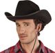 Merkloos Boland Cowboyhoed Rodeo - Zwart - Maat 59