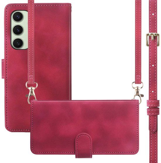 imoshion Bookcase met koord voor de Samsung Galaxy S24 FE - Rood