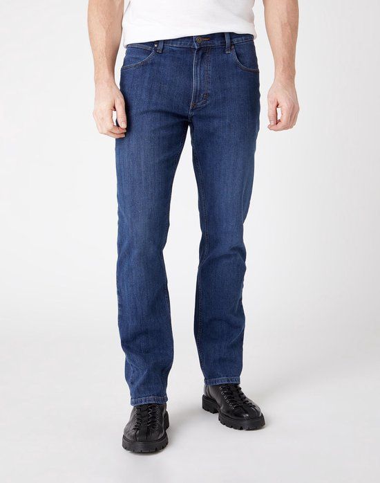 Wrangler Texas Straight Dark Stone Jeans - Men - W31/L30