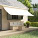 Maison Exclusive - Parasol rétractable, couleur crème, 400x150 cm, tissu et acier