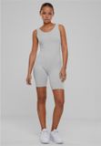 Urban Classics Organic Stretch Jersey Jumpsuit Playsuit - S - Gebroken wit
