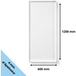 Signaletique.biz France - Plaque Verre Acrylique Transparent 4 mm - 60 x 120 cm