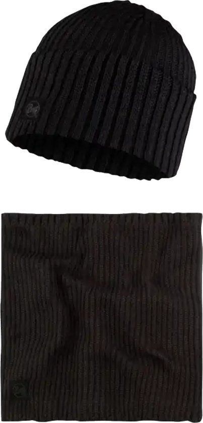 Buff Gift Pack Set Beanie and Neckwarmer - Unisex - Black - One Size