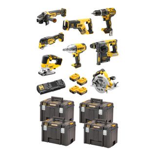 DEWALT 18V Accu Gereedschapset - 9 Delig