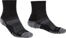 Bridgedale Heren Wandelsokken Quarter Lightweight Zwart