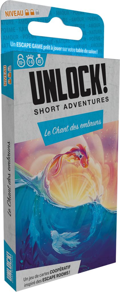 Asmodee Unlock! Short Adv. : Le chant des embruns 30 min Kaartspel