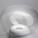 Le maitre des lampes Stilnovo Lampe à poser LED La Mariée, transparente, 28,5 cm