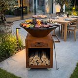 ASH Grill & Heat Grillmaster - Plancha BBQ - Ø 78 cm - Cortenstaal