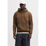 JACK & JONES ESSENTIALS relaxed fit hoodie - bruin