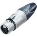 Neutrik NC3FXX, Cable Socket, Cable Plug, High-Quality Connection for Audio and Video Devices