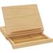 AUCO Chevalet De Table, Petit Chevalet, 1 Tiroir, 3 Compartiments, Bois Massif, Teinte Naturelle