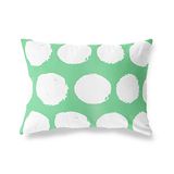 BonaMaison Decoratieve kussensloop, benzine groen-wit werpkussens, decoratieve kussenslopen voor woonkamer, bank, slaapkamer, maat: 45x60 cm - ontworpen en vervaardigd in Turkije