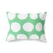 BonaMaison Decoratieve kussensloop, benzine groen-wit werpkussens, decoratieve kussenslopen voor woonkamer, bank, slaapkamer, maat: 45x60 cm - ontworpen en vervaardigd in Turkije