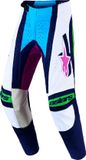 Alpinestars Techstar Maven Motocrossbroek - Wit/blauw/groen - Maat 30
