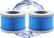 Markenlos Shenzhen Haorui Industrial Technology Co., Ltd. Vervanging Mspa whirlpools filterpatronen-hete onderzeeërs-spa's voor opblaasbare zwembaden (2 stuks)