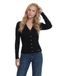 Guess Robe LS VN Aubrey 4G SWTR pour femme Noir pierre sourde COsize XL Longueur N