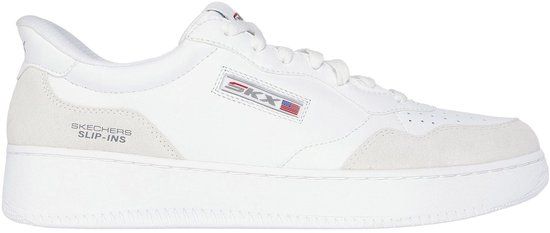 Skechers Sport Court 2.0 - Konor Slip-Ins Sneakers Heren - White - Men's Size 44