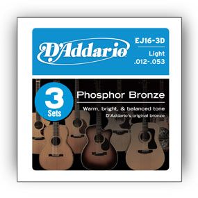 D'ADDARIO EJ16-3D Snaren voor muziekinstrumenten