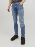 JACK&JONES - JJIGLENN JJORIGINAL JOS 985 80SPS NOOS Hommes Jean Coupe slim Taille basse Bleu Coton Polyester Élasthanne