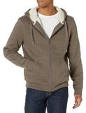 Amazon Essentials Heren Sherpa gevoerde hoodie met ritssluiting