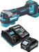 Makita TM 001 G Outil multifonction sans fil 40 V max. Starlock Max sans balai + 1x batterie rechargeable 4,0 Ah + chargeur