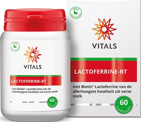 Vitals - Lactoferrine-BT - 60 capsules - met Biotis® Lactoferrine