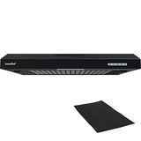 COMFEE CHU 3.6F17BB 60 cm onderkast, 200 m³/h, zwart