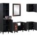 Maison Exclusive Ensemble de 5 meubles de salle de bain en bois massif de manguier 62 x 33 x 58 cm