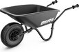 BERG Dempy Black Kinderkruiwagen - Metaal - Kunststof bak - Luchtband - Zwart