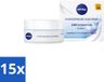 NIVEA Essentials Dagcrème - Hydraterende Gezichtscrème - Normale tot gemengde huid - SPF 30 - 15 x 50 ml