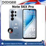 DOOGEE Globale versie DOOGEE Note56X Pro Smartphone 6.56'' scherm 6150mAh batterij Gemini AI Android 16 Mobiele telefoon Ondersteunt Widevine L1