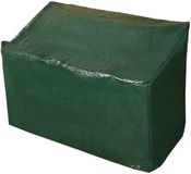 Famanu - Heavy Duty 3-zits waterdichte outdoor tuinbank hoes met hoekoogjes en bevestigingskabels – geschikt voor banken tot 160 cm (bankhoes)