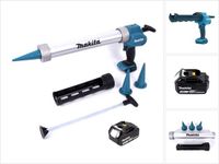 Makita DCG 180 F1X accupistool 18 V 300 / 600 ml + 1x accu 3.0 Ah - zonder lader
