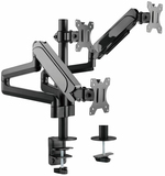 Equip 650134 - Triple Monitor Desk Mount - Black