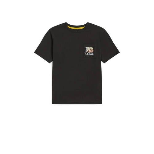 O'Neill T-shirt zwart Jongens Katoen Ronde hals Printopdruk - maat 164