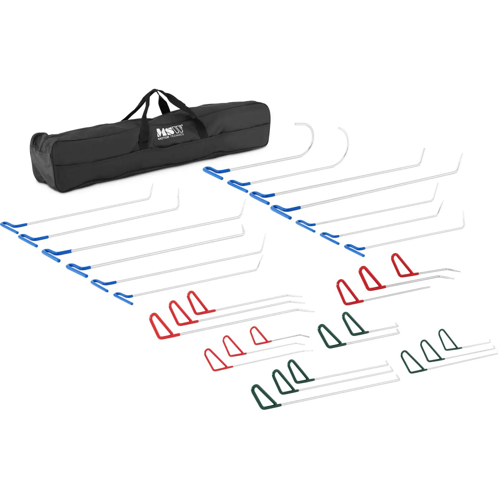 Uitdeukhulpmiddel - 30 staven - gelegeerd staal