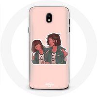 Maniacase Hoesje voor Samsung Galaxy J3 2017 Inktvis spel Ji Yeong en Kang Sae Byeok