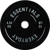 BalanceFrom Olympic Bumper Halterplaat met stalen naaf, 4,5 kg, Zwart