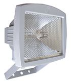 TIBELEC 344 140 Eco-halogeenspot voor buiten, grijs gietijzer, aluminium, 400 W