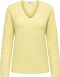 ONLY Gebreide trui ONLCAMILLA V-hals Mellow Yellow