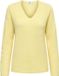 ONLY Gebreide trui ONLCAMILLA V-hals Mellow Yellow