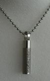 Vita Corpus energeticus metalen hanger met ketting
