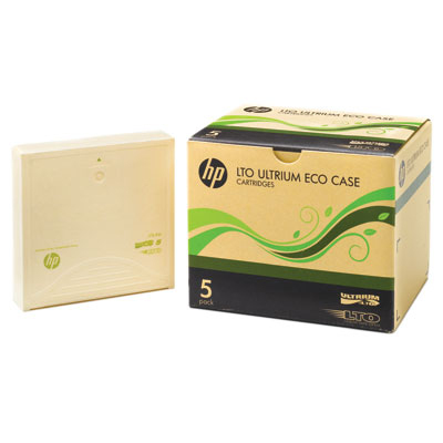 HPE LTO-3 Ultrium 800GB Eco Case Data Cartridges 5 Pack