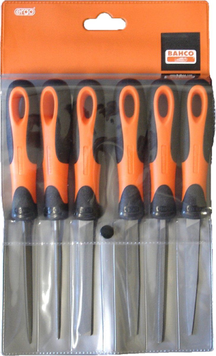 Bahco BAHC vijl (set) zoet, le 100mm, foudraal