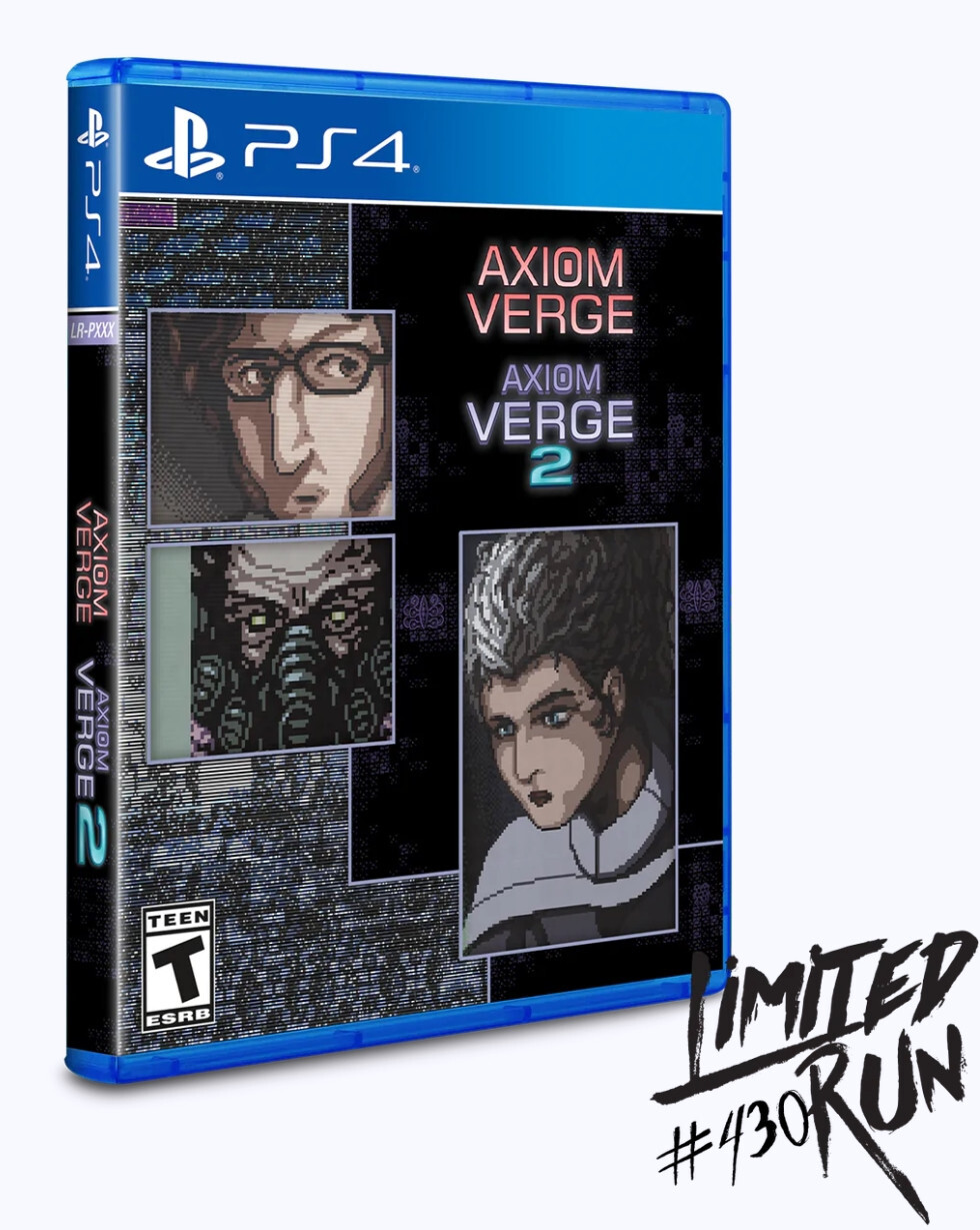 Limited Run Axiom Verge 1&2 Double Pack Games) PlayStation 4