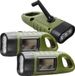 Non-branded rechargeable LED hand crank with crank - 3 pieces for outdoor and emergency